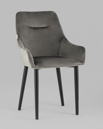 Стул Джоан велюр Темно-серый_1