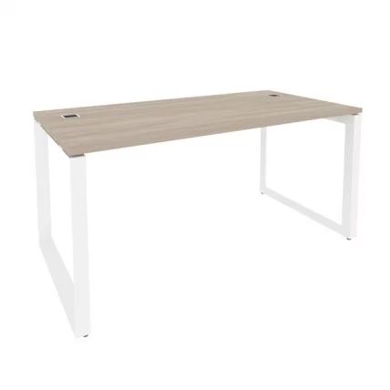 Стол рабочий руководителя на О-образном м/к ОНИКС О.МО-СРР-4.8 Дуб Аттик/Белый / ONIX O.MO-SRR-4.8_0