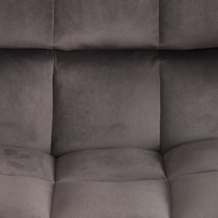 Кресло офисное Лугано велюр, темно-серый / Lugano_6