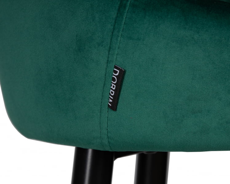 Стул полубарный ДОБРИН CХРИСТИАН 65 Зеленый велюр В108-64 / DOBRIN CHRISTIAN V108-64_7