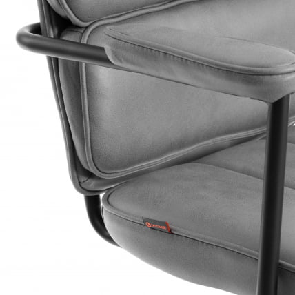 Кресло АЛПХА иск. замша, Грей (Cерый) / ALPHA Grey (Cерый)_6