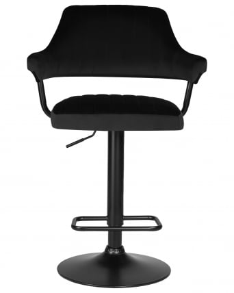 Стул барный ДОБРИН CХАРЛЙ БЛАCК (черный велюр (МДЖ9-101)) / DOBRIN CHARLY BLACK (MJ9-101))_5