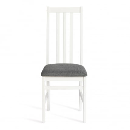 Стул СВЕДЕН Многослойная фанера, 41*40*99 см, вхите, ткань темно-серая (150) разобранный / SWEDEN white,_4