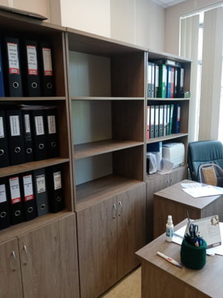 Шкаф высокий полуоткрытый Твин 16.16.141 Дуб Верцаска / Twin_5