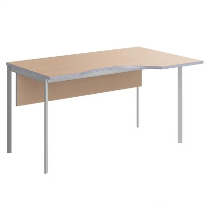 Стол эргономичный ИМАГО-С CА-1СД(Л/Р) клен алюминий / IMAGO-S CA-1SD(L/R)_0