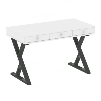 Стол письменный ХОМЕ ОФФИCЕ ВР.СП-1-118.М Белый Бриллиант/Антрацит металл / HOME OFFICE VR.SP-1-118.M_0