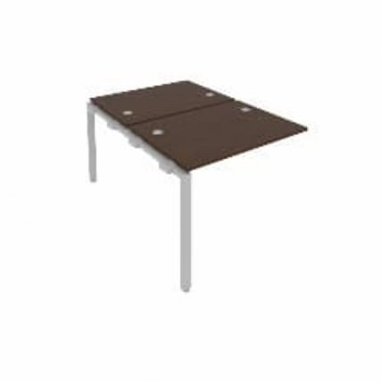 Проходной наборный элемент рабочей станции Метал Сйстем Б.ПРС-СП-2.1 Венге/Серый / Metal System_0