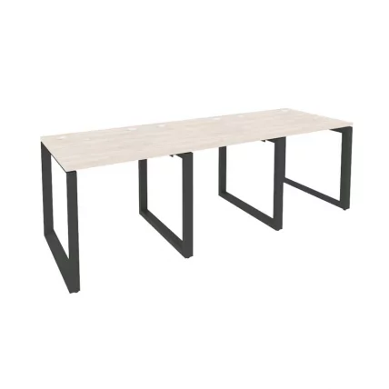 Рабочая станция на О-образном м/к ОНИКС О.МО-РС-3.0.8 Денвер Светлый/Антрацит / ONIX O.MO-RS-3.0.8_0