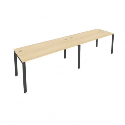 Рабочая станция на 2 раб.места Метал Сйстем Б.СМ-2.4 Акация/Антрацит / Metal System_0