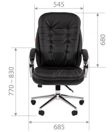 Кресло руководителя CХАИРМАН 795 ЭКО Коричневый / CHAIRMAN_3