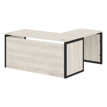 Стол письменный угловой левый КСТЕН-КП КСКПCТ 1615Х Л Сосна Эдмонт Антрацит / XTEN-QP XQPCT 1615H L_0