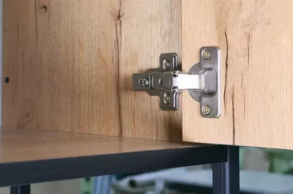 Стеллаж Берген 3 Дуб Крафт Золотой Черный_6