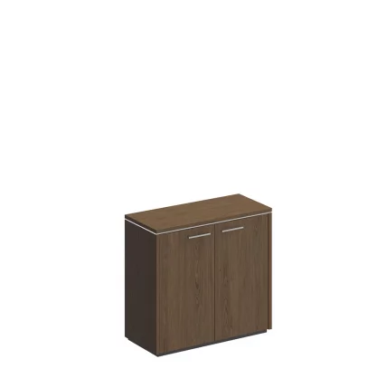Шкаф для документов низкий закрытый ВЕЛАР ВЛ 311 ДТ Дуб табачный / VELAR_0