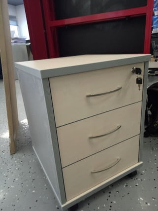 Тумба подкатная ИМАГО ТМ-3.А Клен Металлик / IMAGO_3