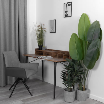 Кресло Мурано/Мурано опора 360, велюр/букле (ХЙП)/Экокожа, светло-серый/графит / Murano/Мурано (HYP)/Экокожа,_12