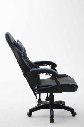 Кресло спортивное ТопЧаирс Шадов черно-синий / TopChairs Shadow_4