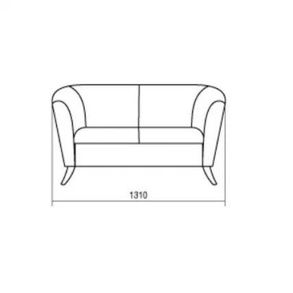 Диван двухместный Карр 2Д Арт-висион 115 / Art-vision_1