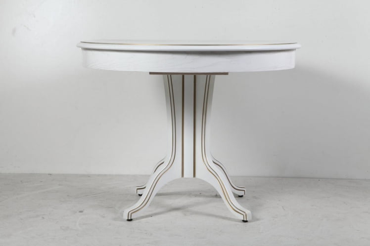 Стол обеденный Орион-5 (д1100) тон 1 с золотой патиной / (d1100)_1