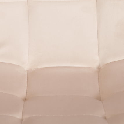 Стул CХИЛЛЙ (мод. 7094-1) вельвет/металл, 44,5х52,5х86 см, беиге (бежевый) ХЛР2 / белый / CHILLY (mod. beige HLR2_6