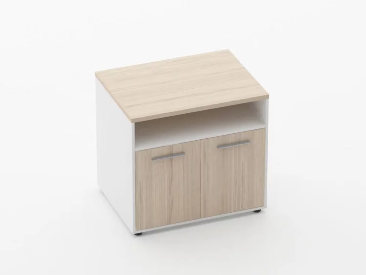 Тумба для оргтехники Дека 9.05.11 Туя/Белый / Deka_0