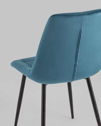 Стул Флекс Нев велюр сине-зеленый 2 шт. / New_2