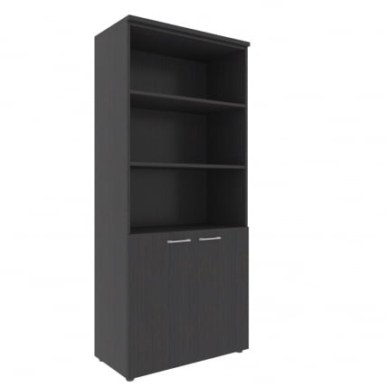 Шкаф с 1 комплектом глухих малых дверей и топом КСХCС 85.5 Легно Темный / XHCS_0