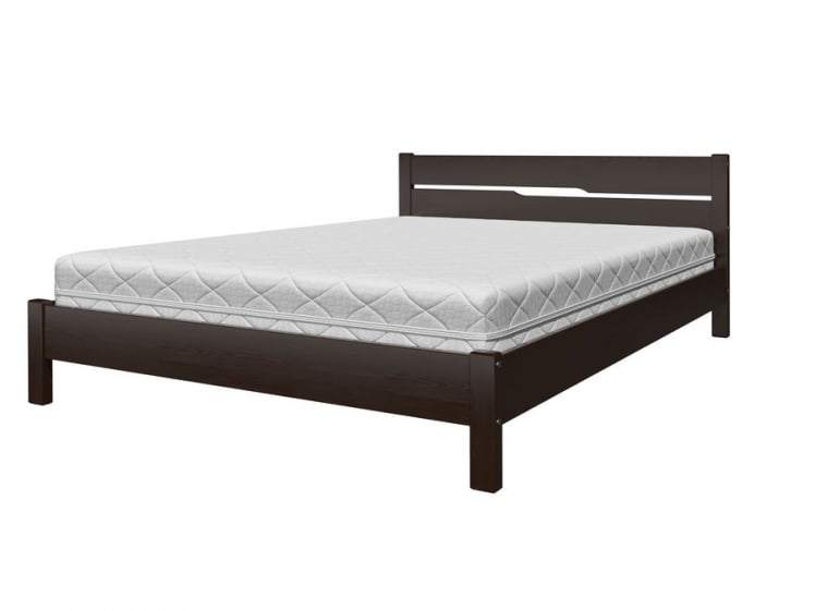 Кровать из массива Вероника 5 200х140 Орех темный_0