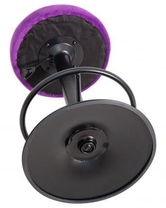 Табурет барный ДОБРИН БРУНО БЛАCК велюр Фиолетовый МДЖ9-58 / DOBRIN BRUNO BLACK MJ9-58_2