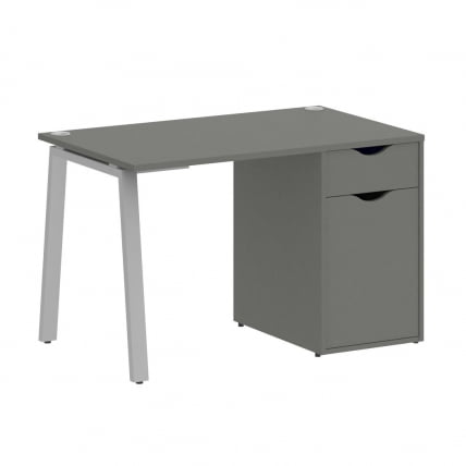 Стол письменный ХОМЕ ОФФИCЕ ВР.СП-3-118.1.А Металлик/Серый металл / HOME OFFICE VR.SP-3-118.1.A_0
