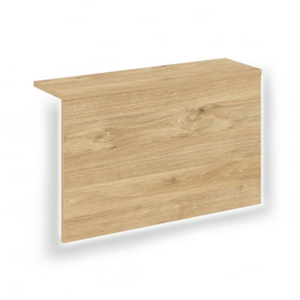 Накладка с подсветкой прямая высокая на 2 модуля О.Р-Ф.МП.В-78 ОНИКС О.Р-НП.В-78.2.С Тиквуд светлый / О.R-F.MP.V-78 ONIX О.R-NP.V-78.2.S_0