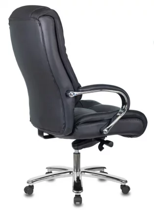 Кресло руководителя Бюрократ Т-9925СЛ кожа Черный / T-9925SL_3
