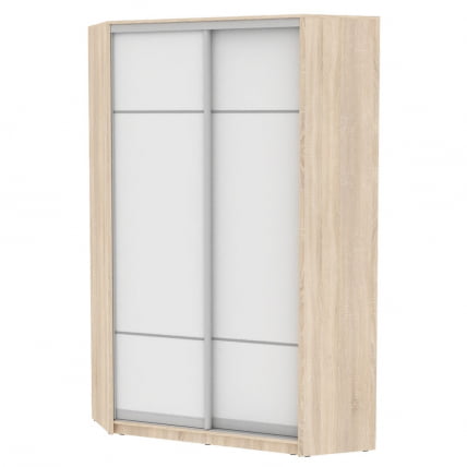 Шкаф-купе ЙА-230х1250-2(ДСС-Белый-Д4Д4) / YA-230х1250-2(ДСС-Белый-D4D4)_0