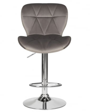 Стул барный ДОБРИН БАРНИ (серый велюр (МДЖ9-75)) 2 шт / DOBRIN BARNY (MJ9-75))_6