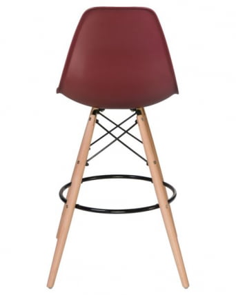 Стул барный ДОБРИН ДСВ БАР (ножки светлый бук, цвет сливовый (Р-13)) 2 шт / DOBRIN DSW BAR (R-13))_5