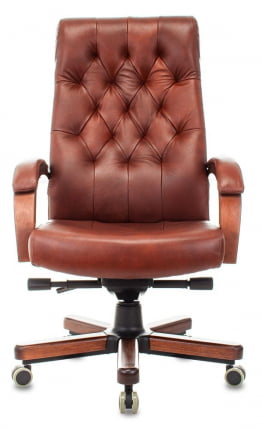 Кресло руководителя Бюрократ Т-9928ВАЛНУТ/CХОК / T-9928WALNUT/CHOK_1