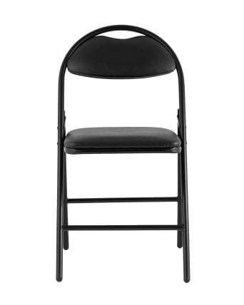 Стул складной Хаген экокожа Черный / Hagen_2