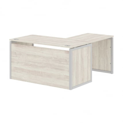 Стол письменный угловой левый КСТЕН-КП КСКПCТ 1415Х Л Сосна Эдмонт Серый / XTEN-QP XQPCT 1415H L_0