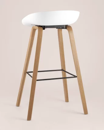 Барный стул Либра Софт с подушкой Белый / Libra Soft_4