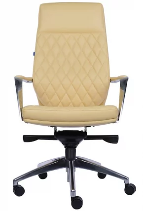 Кресло для руководителя Еверпроф Рома Экокожа Бежевый / Everprof Roma_2