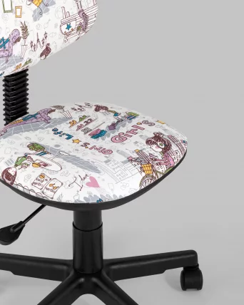 Кресло компьютерное детское УМКА Гирлс Лифе / Girls Life_7