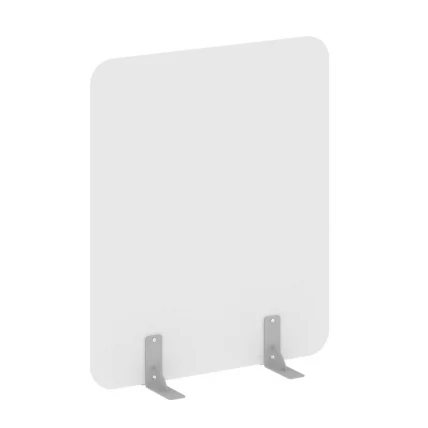 Перегородки на металлических опорах на фетровых подпятниках Р-лине ДП.Ф-100-120 Белый / R-line DP.F-100-120_0