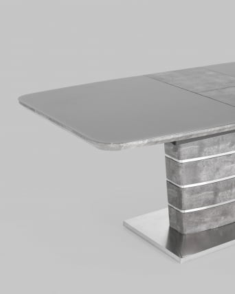 Обеденный стол Гамбург раскладной 160-200кс90 Серый / 160-200x90_4