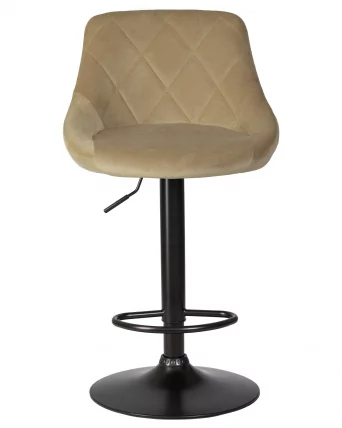 Стул барный ДОБРИН ЛОГАН БЛАCК Мокко велюр МДЖ9-9 / DOBRIN LOGAN BLACK MJ9-9_5