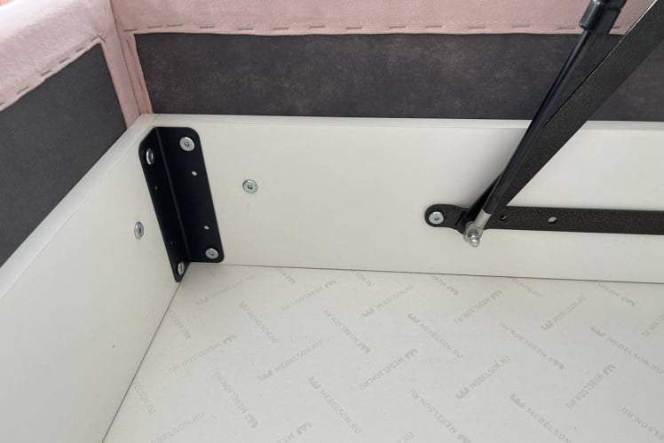 Кровать  0.9 Альба (Софа) КМ.С-16 нежно-розовый (велюр) / КМ.S-16_2