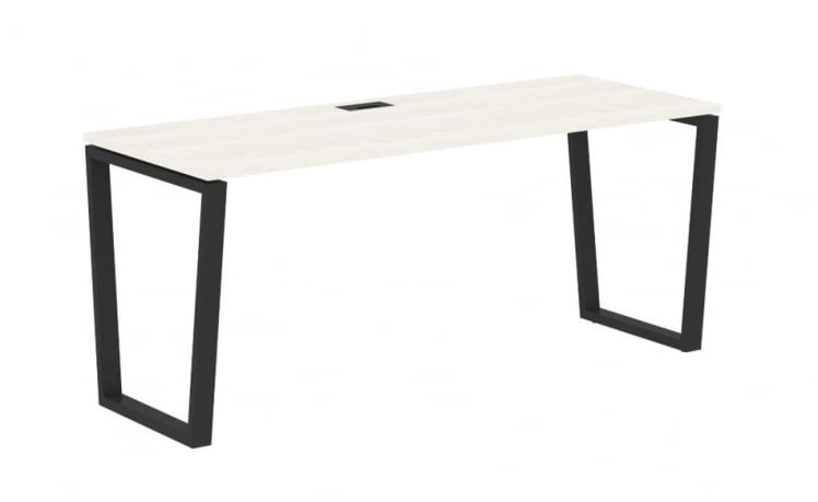 Стол письменный ЕДИС ЕВСТ 1767 Ясень Траун Черный / EDIS EVST_0