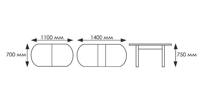 Стол обеденный Раздвижной ЕВРО фп Ромашки Д006 ЛДСП серый_1
