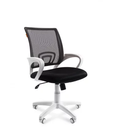 Кресло оператора Чаирман 696 вхите черный / Chairman white_0