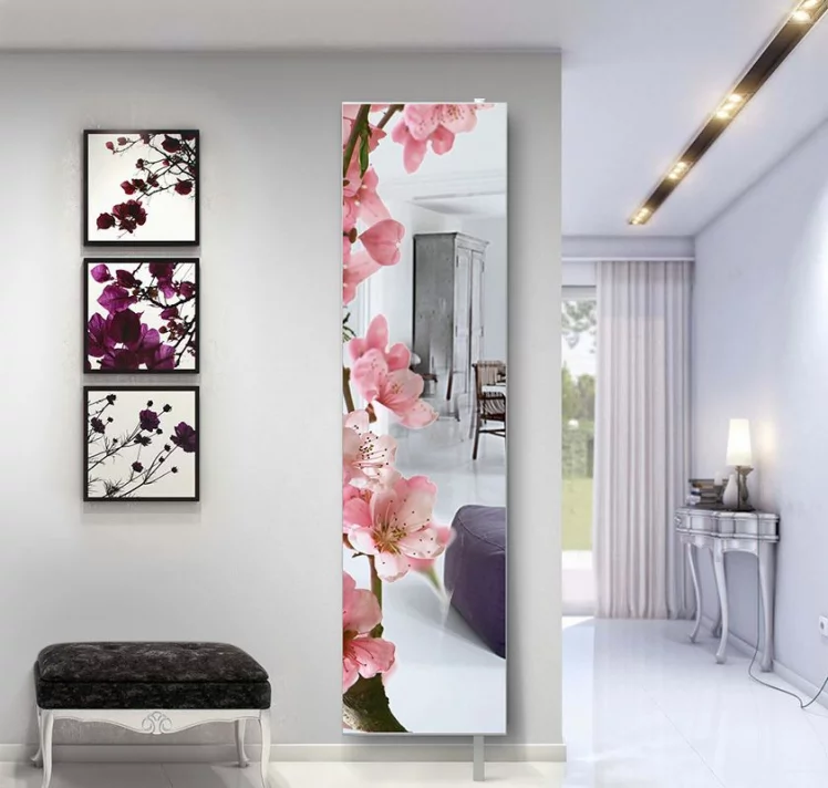 Поворотный зеркальный шкаф Дриве СП Арт Белый / Drive SP Art_10