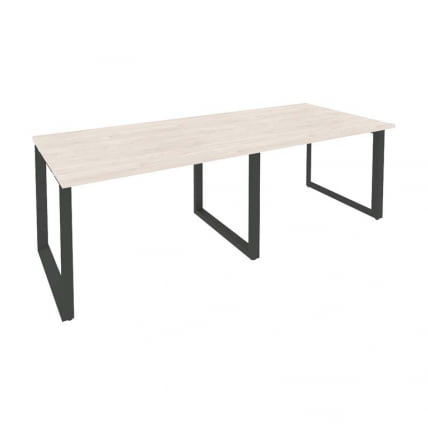 Стол переговорный (2 столешницы) ОНИКС О.МО-ПРГ-2.2 Денвер Светлый/Антрацит / ONIX O.MO-PRG-2.2_0