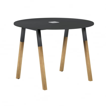 Конференц-стол Форта ФРСТ 1020 Черный графит Дуб Гамильтон / Forta FRST_0